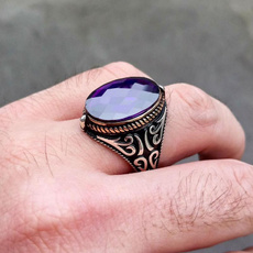 Cubic Zirconia, ringsformen, Jewelry, purple