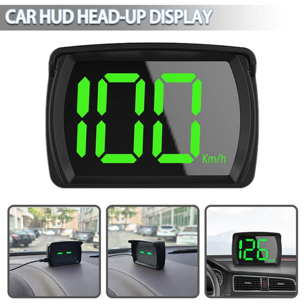 universal car hud head up display digital gps speedometer odometer