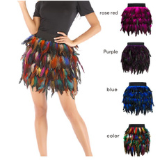 Mini, peacock, Goth, Fashion