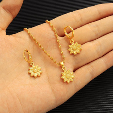 goldplated, Flowers, Jewellery, gold