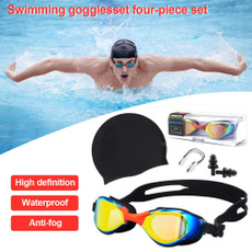 Men, Waterproof, Goggles, swimmingequipment