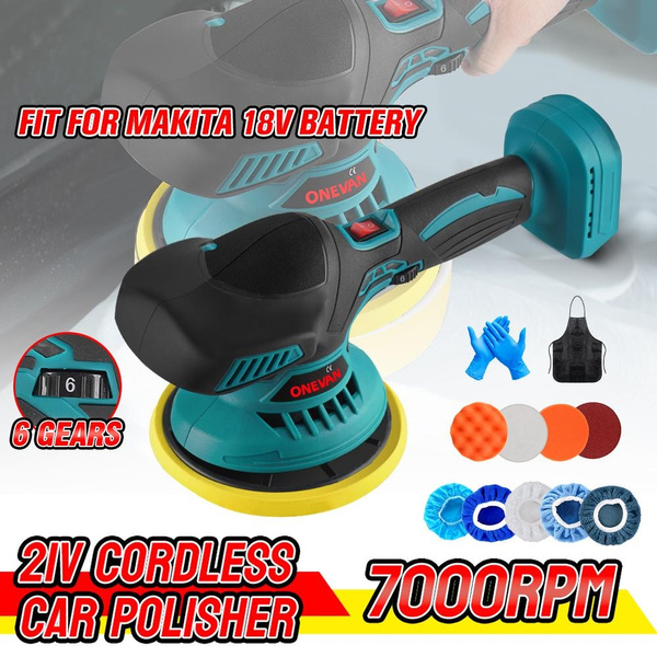 Yofidra® Car Polishing Machine,7000 RPM Cordless Polisher,Electric Cars
