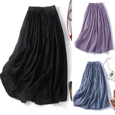 Summer, long skirt, summer skirt, looseskirt