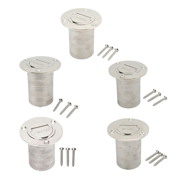 Deck Filler Clamshell Mirror Polishing Rust Resistance Bulkhead Fitting