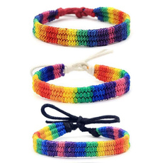 rainbow, Wristbands, Jewelry, adjustablebracelet