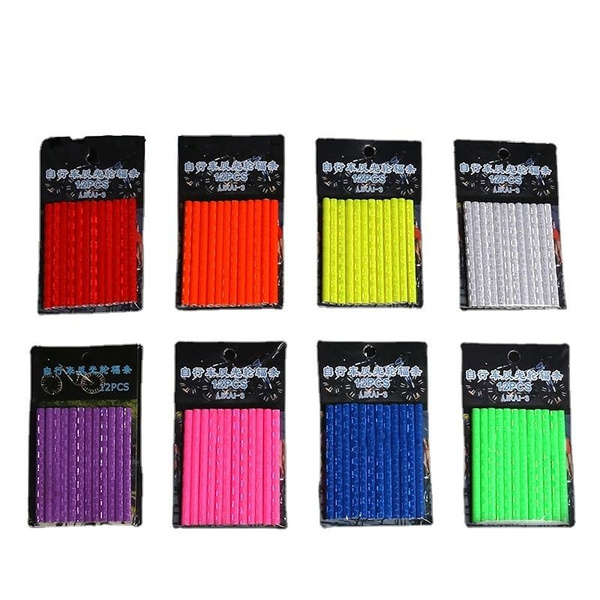 12PCS/Set Bike Reflectors Spoke Reflective Tape Safety Strip Bicycle