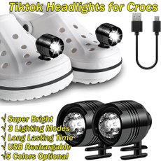 shoeaccessorie, crocshoesheadlight, clogheadlight, flashlightsforcroc