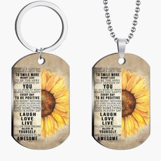 Fashion, Key Chain, Gifts, Sunflowers