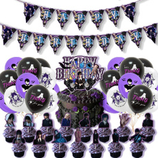 kidsbirthdayparty, partybanner, kidspartyfavor, purple