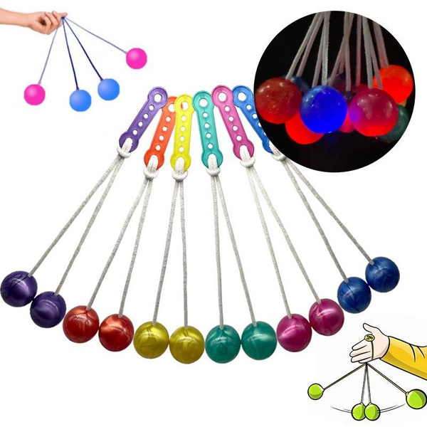 Children's gifts Clack Balls With lights Old School Toy Click Clack ...