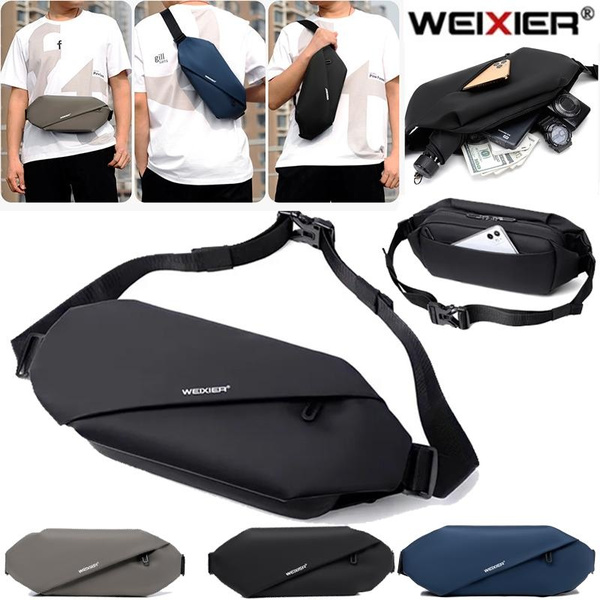 2023 New Men's Fashion Waterproof Casual Bum Bag Cross Body Bag