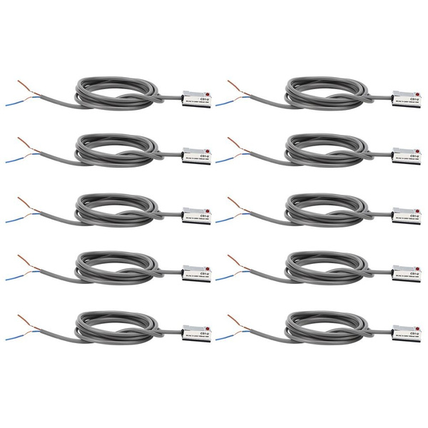 10Pcs Magnetic Switch CS1-U 10W Reed Pneumatic Cylinder on off Reed ...
