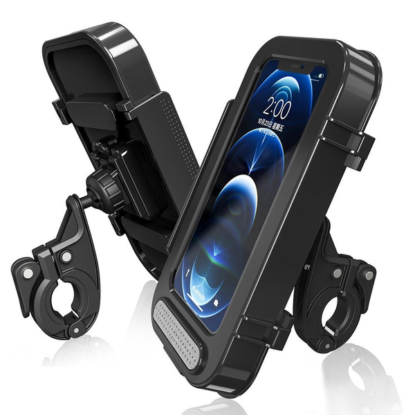 Bike Phone Mount Waterproof Cell Phone Holder 360 Rotation