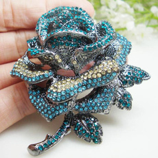 Flowers, Jewelry, Pins, Vintage