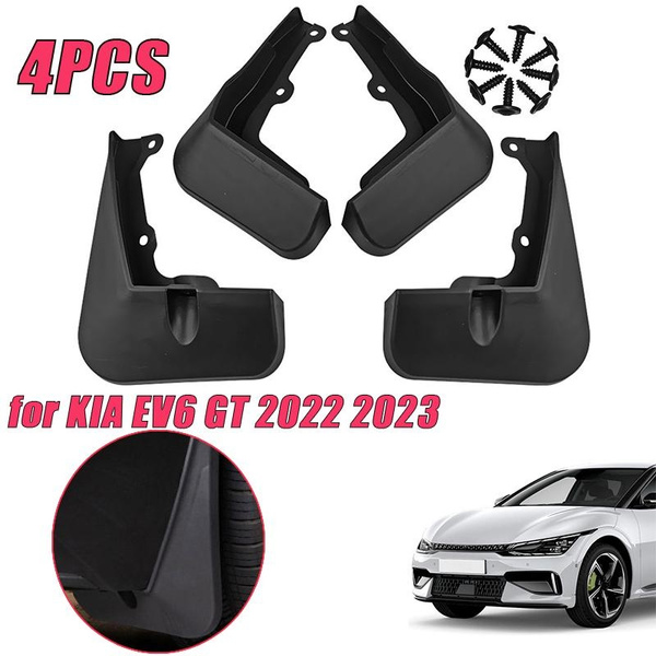 4pcs/set Car Mud Flaps Mud Guards Splash Guard Fender ABS Black for KIA