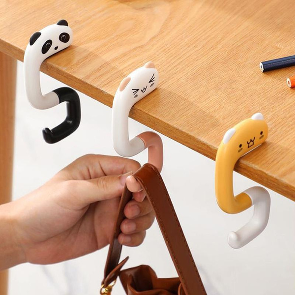 Tableside Purse Hanger  Under Desk Hook for Hanging Bag - Cute