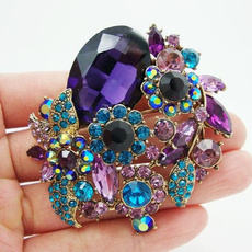 Flowers, leaf, Jewelry, Pins