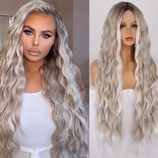 wig, Synthetic Lace Front Wigs, longwavywig, Cosplay