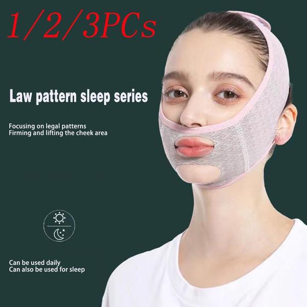 V Face Lifting Bandage Face Sculpting Sleep Mask High Elastic Double Chin  Removal Strap