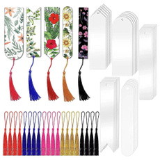 Tassels, Colorful, Bookmarks, Clear