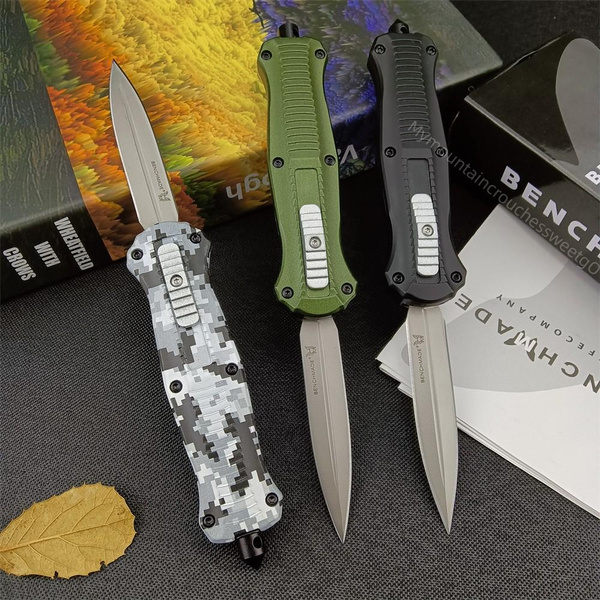 Newest Camouflage Benchmade 3300 OTF Tactical Knives AUTO EDC Spring