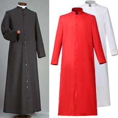 singlebreastedcoat, priestclergyrobe, Halloween Costume, romancassockrobe