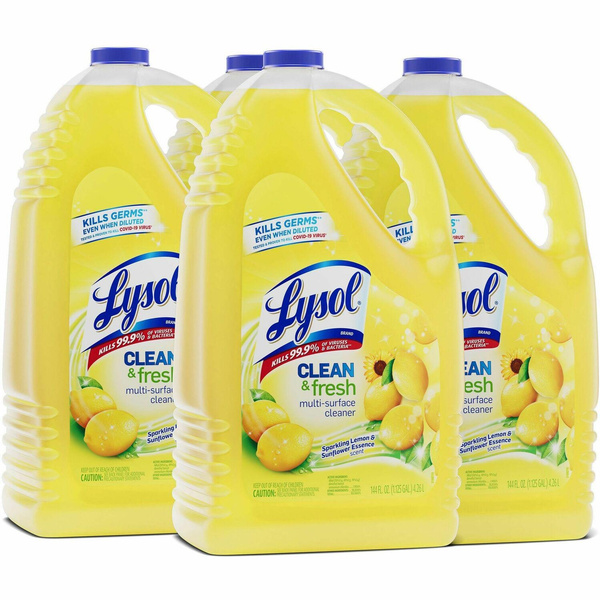 7761703 LYSOL LEMON SUNFLOWER ALL PURPOSE CLEANER 144-OZ