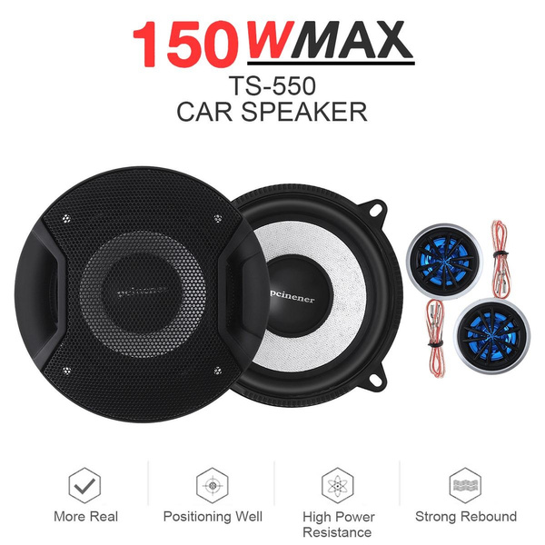 5 Inch 150W Car Component Speaker System 13cm Vehicle Door Auto Audio