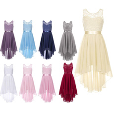 gowns, girls dress, Encaje, chiffon