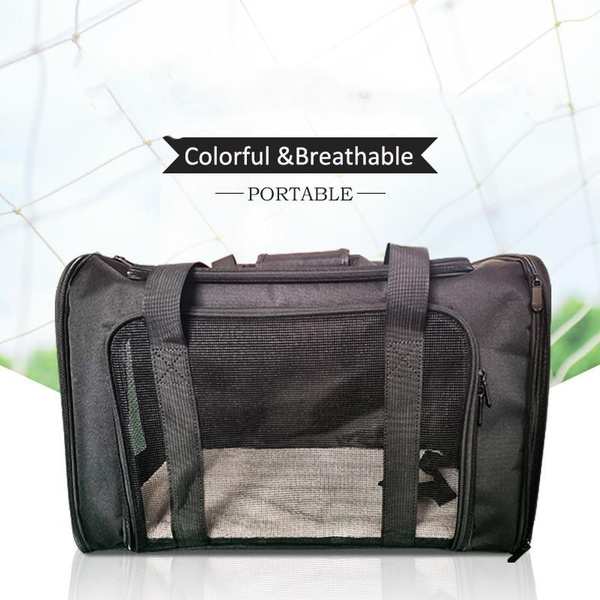 Dog Carrier Bag Soft Side Backpack Cat Pet Carriers Dog Travel Bags