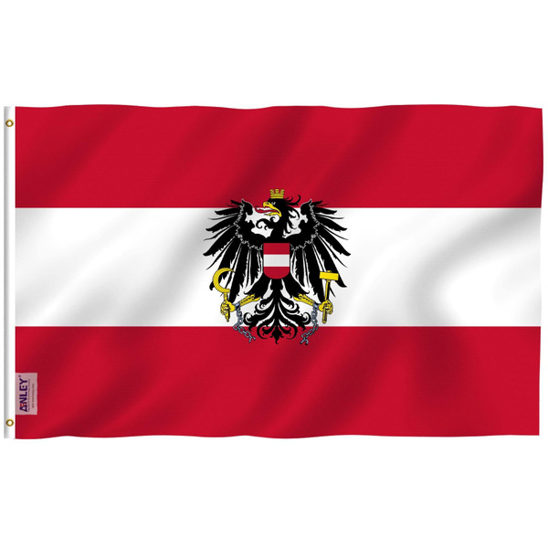 Anley Fly Breeze 3x5 Feet Austria with Eagle Flag - Austrian Coat of ...