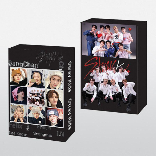 55 Pcs Photocards Stray Kids Maniac – Cartes Photo Lomo 2ND World Tour Album Kpop Cadeau Fan