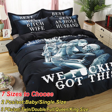 Women, bedcomforterset, printed, bedclothe