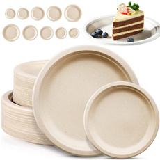 Plates, compostable, paperplate, camping