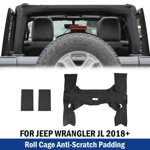 Roll Bar Cover Padding Front Rear Roll Cage Protector Cover Frame for