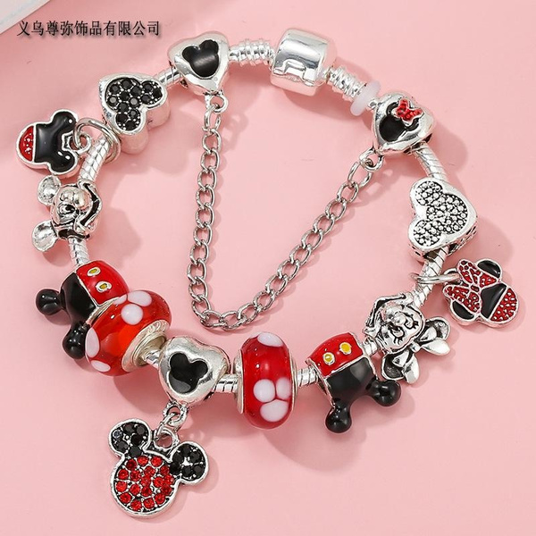Disney Pandora Bracelet - Mickey Mouse Silhouette Bracelet 7.9''