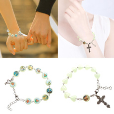 crystal pendant, nightlightbracelet, Jewelry, Cross Pendant