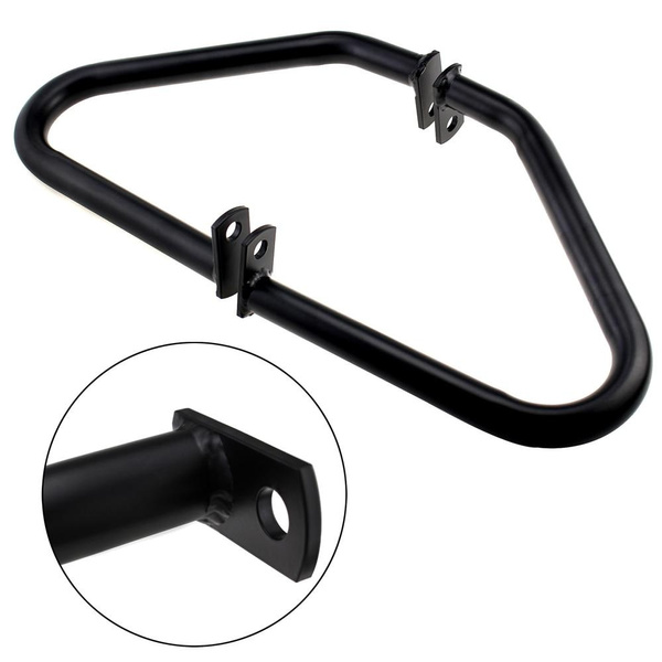 Barres de Cage de Crash pour Bonneville Bobber T100 T120 Street Twin Cup Thruxton 1200 R Moto Acier Autoroute Moteur Garde Pare-Chocs Cadre Chute Protecteurs 2016-2021 (Chrome