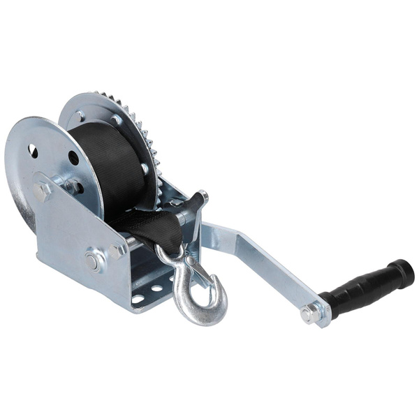 1200LBS Heavy Duty Winch With 8M Strap Hand Crank Cable Gear Winch For ...