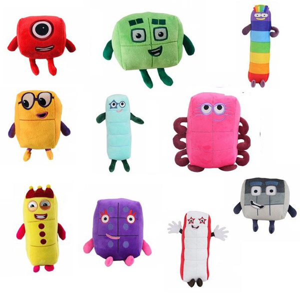 1 Pc Numberblocks Plush Toys Number Stuffed Dolls Movie TV Series ...