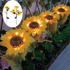 solarlight, led, Sunflowers, Waterproof