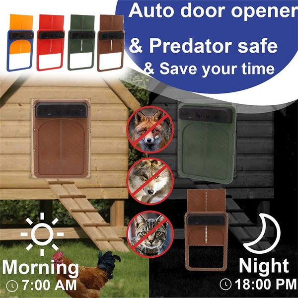 battery powered light with timer for chicken coop