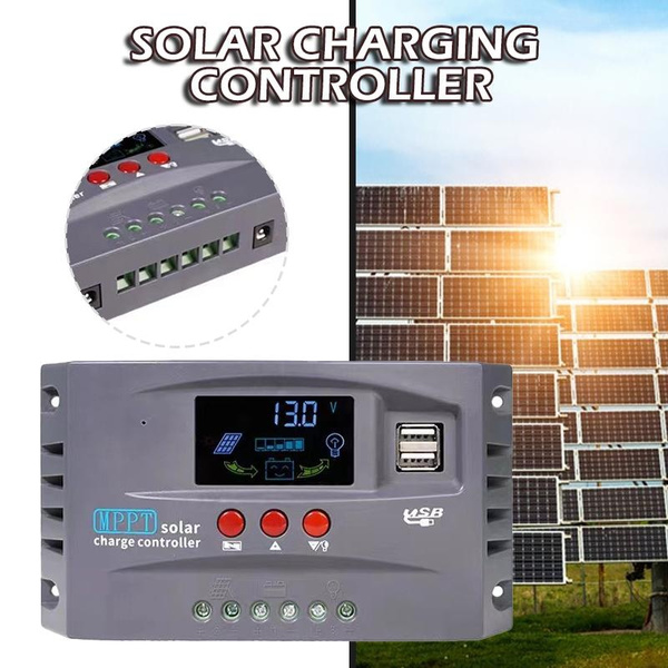 1PC MPPT Solar Charge Controller 12/24V Panel Battery Charging ...