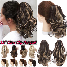 ponytailextension, Women's Fashion & Accessories, clawclipponytail, Hair Extensions & Wigs