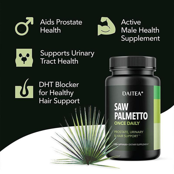 Daitea saw palmetto prostate supplements for men as potent dht blocker