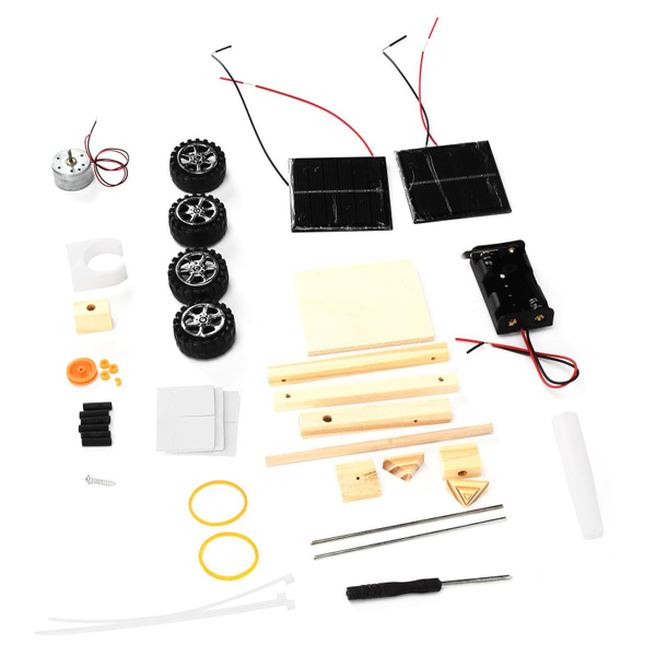 DIY Solar Power Car Kit – Build Your Own Solar Toy Car, Science Experiment For Kids