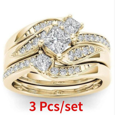 DIAMOND, wedding ring, gold, Engagement Ring