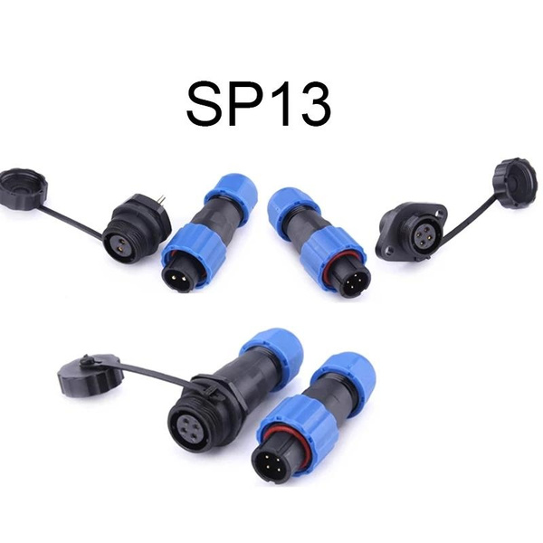 Sp13 Waterproof Connector Ip68 12345679 Pin Cable Connectors Malefemale Plug And Socket 