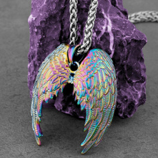 angelwing, punk necklace, Jewelry, Angel