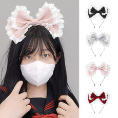 bowknot, Cosplay, Lace, cute